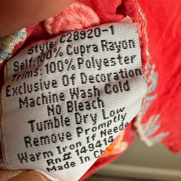 Johnny Was Harlow Embroidered Tunic - Size XS - Picture 7 of 7